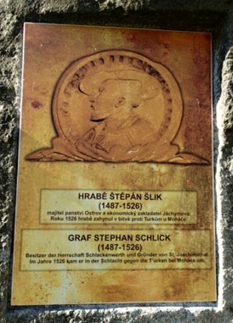 Památník Štěpána Šlika - nová deska