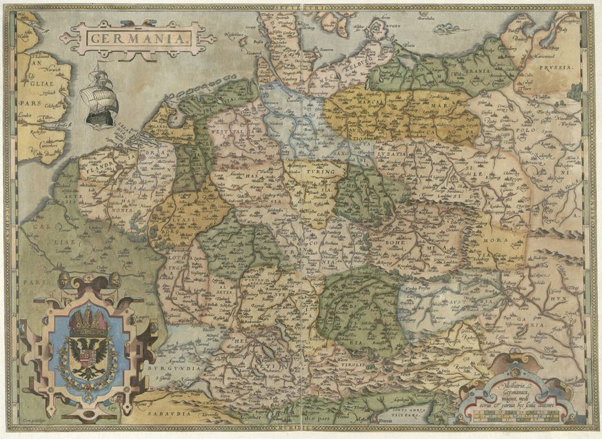 Ortelius Abraham, 1527-1598, Svatá říše Římská