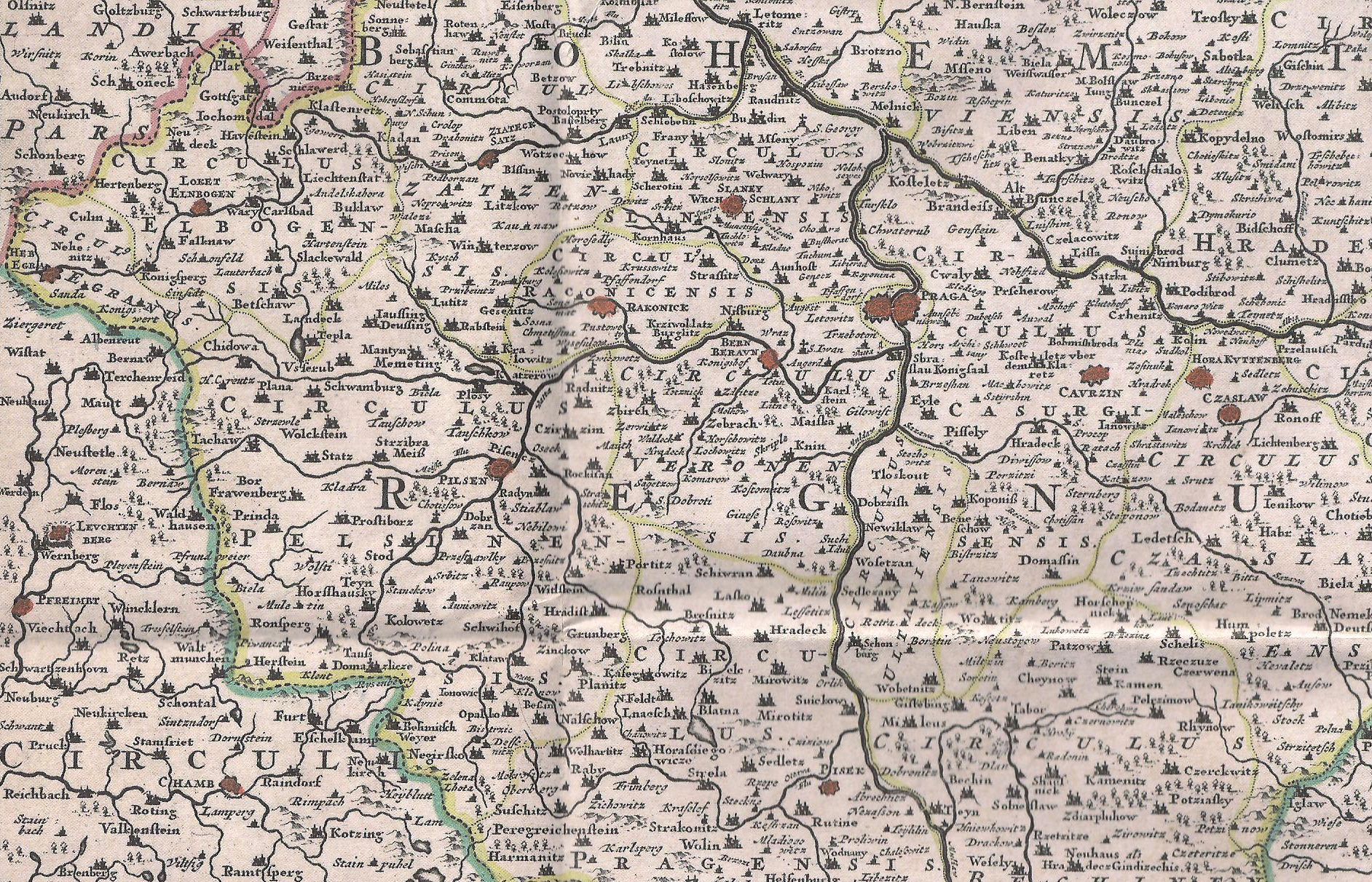 Mapa 17.st. Frederik de Wit (1630-1706)