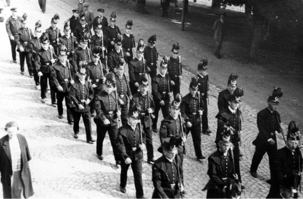 Slavnostní pochod horníků - 1935