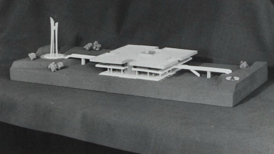 Model Atomového muzea z roku 1969