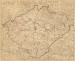 Nolin Jean-Baptiste, 1686-1762 - mapa Čech s hranicemi krajů